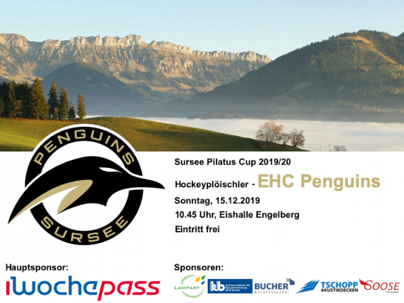 Hockeyplöischler - EHC Penguins; 15.12.2019 10.45 Uhr, Engelberg