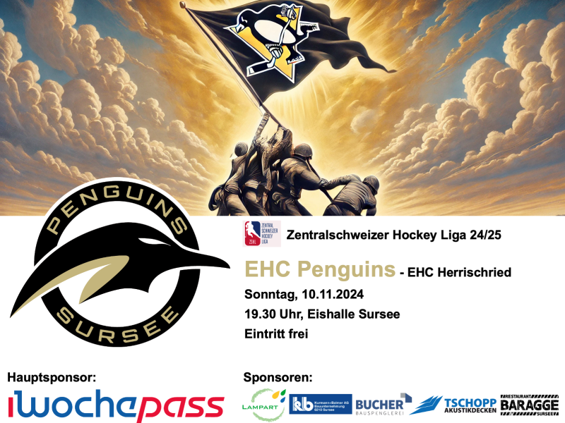 EHC Penguins - EHC Herrischried, 10.11.2024, Eishalle Sursee