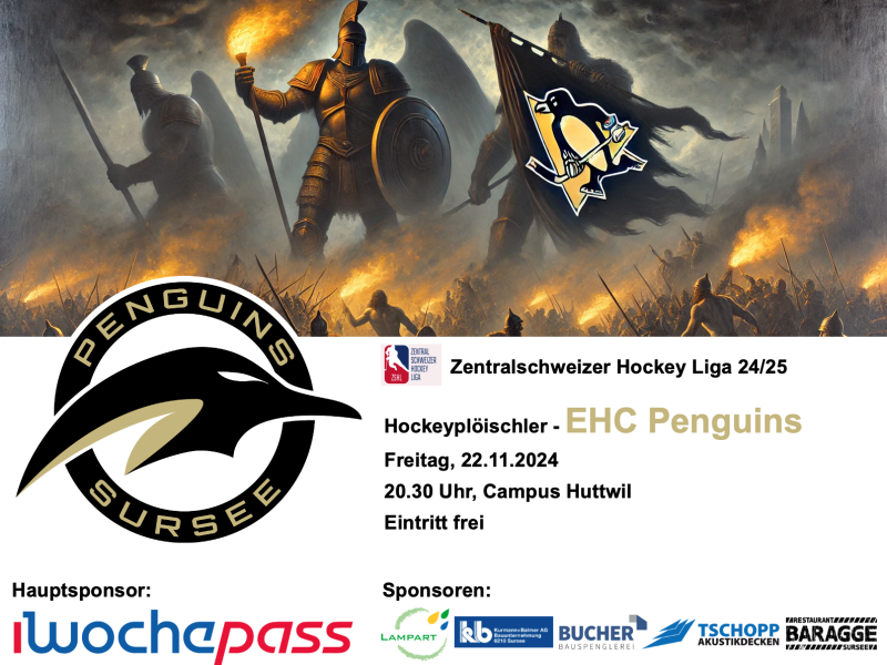 Hockeyplöischler - EHC Penguins Sursee, 22.11.2024, Campus Huttwil
