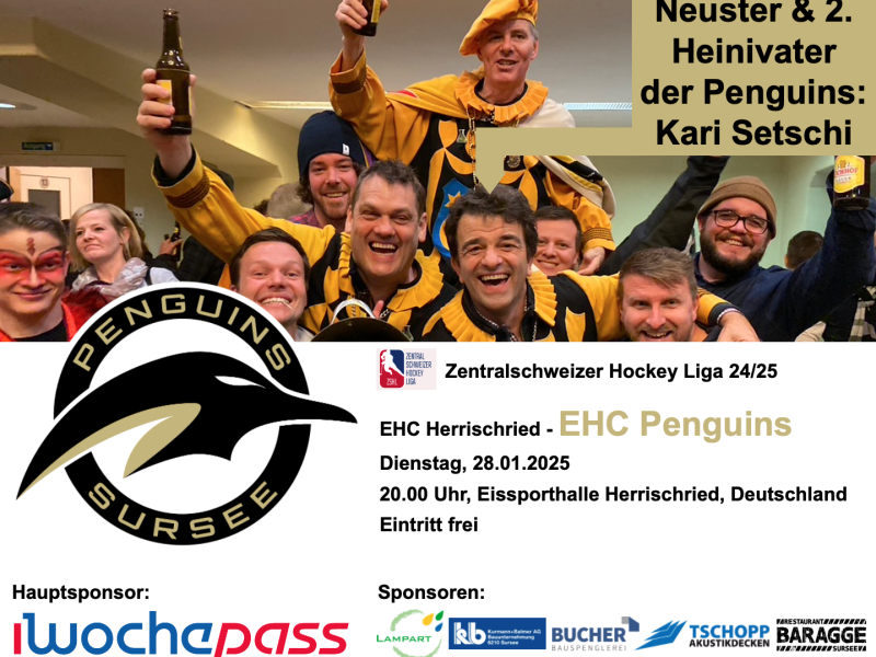 EHC Herrischried - EHC Penguins, 28.01.2025, Eissporthalle Herrischried, Deutschland